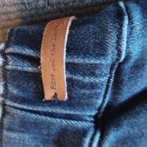 Anthro Pilcro & the Letterpress High Rise Denim Legging / Jeans Small - Picture 9 of 15